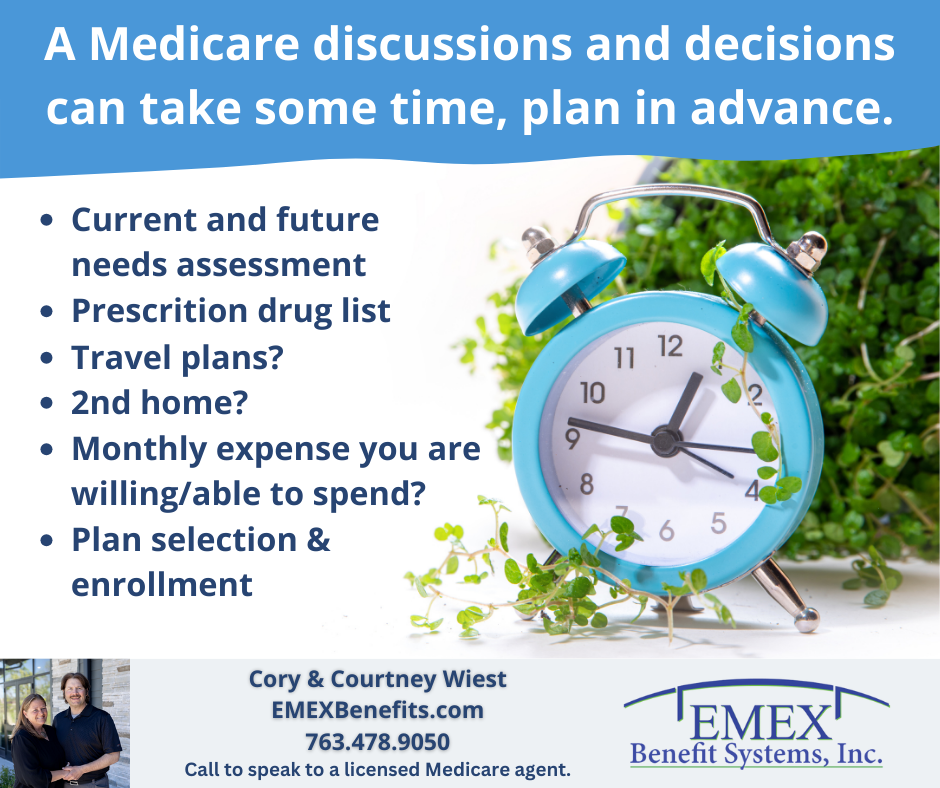 Medicare Planning Steps — St Michael, MN — EMEX Benefits Systems