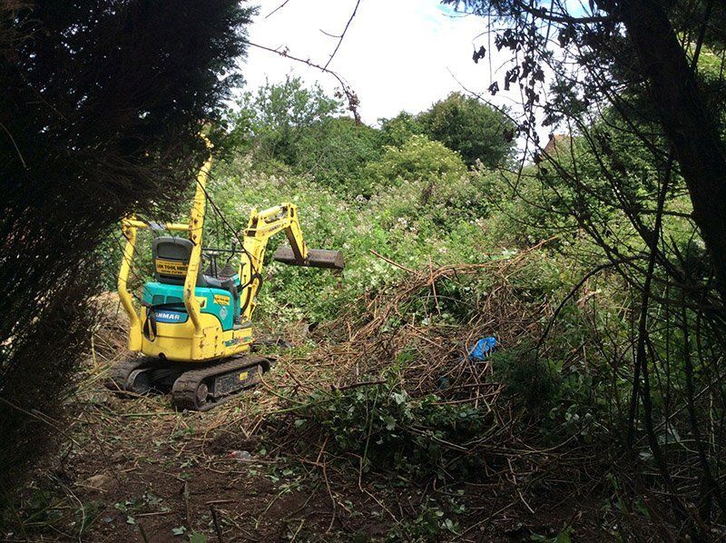 Site clearance machine
