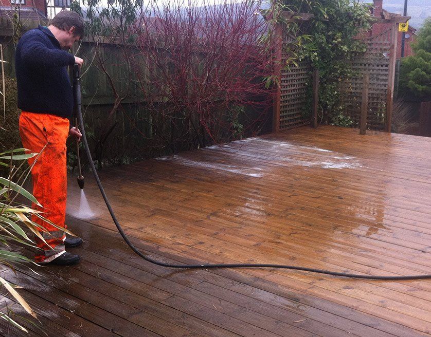 Pressure washing