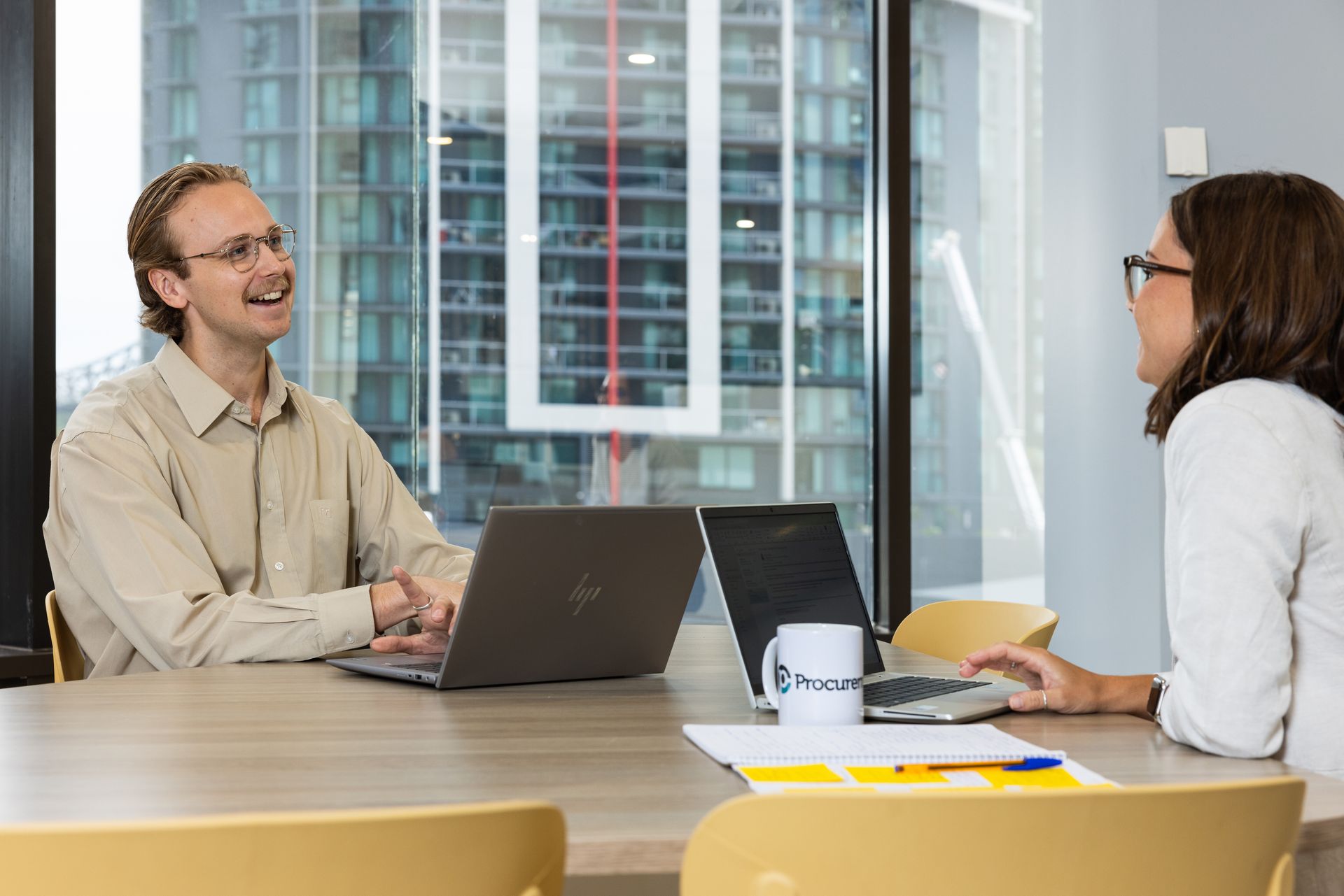 New graduate working in procurement consulting