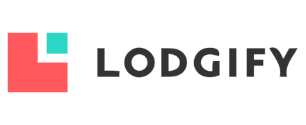 A logo for a company called lodgify.