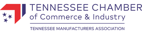 The logo for the tennessee chamber of commerce and industry