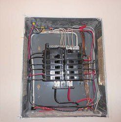 Inside a simple panel laid out for ease of use.