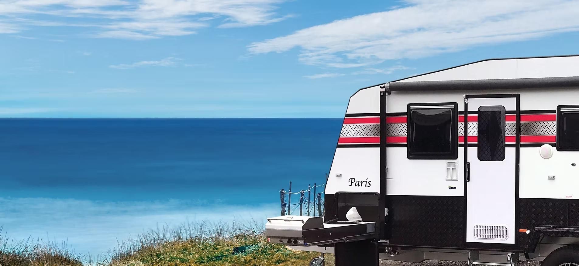 A Store Filled With Lots of Shelves and Boxes — J & D Caravans In Tamaree, QLD