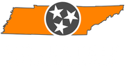 Tennessee state outline with the state flag emblem.