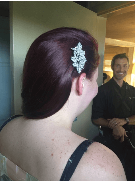 Gorgeous Side Swept Wedding Hairstyle — Bethlehem, PA — From Hair to Eternity