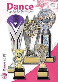 Catalogue for dance trophies for distinction.