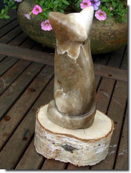 Laura Ruhe Beeld jong vosje caramel albast