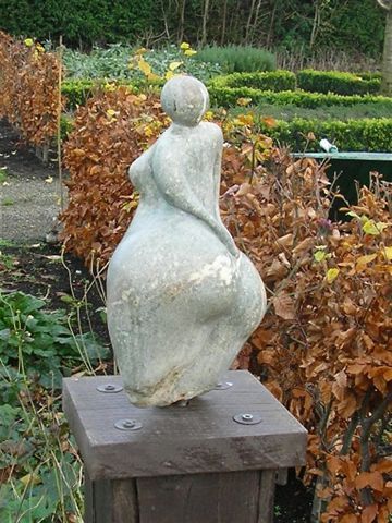 beeld dikke dame