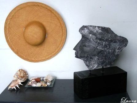 Beeld Vrij zwart albast Laura Ruhe