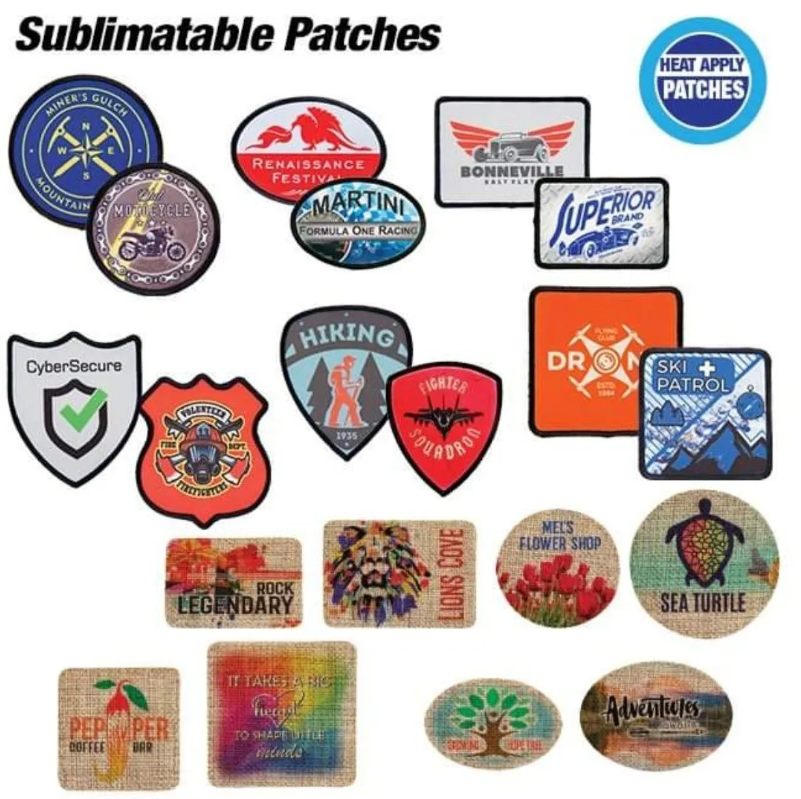 Person screen printing a colorful design on a grey t-shirt in a workshop, wearing a green shirt and apron.