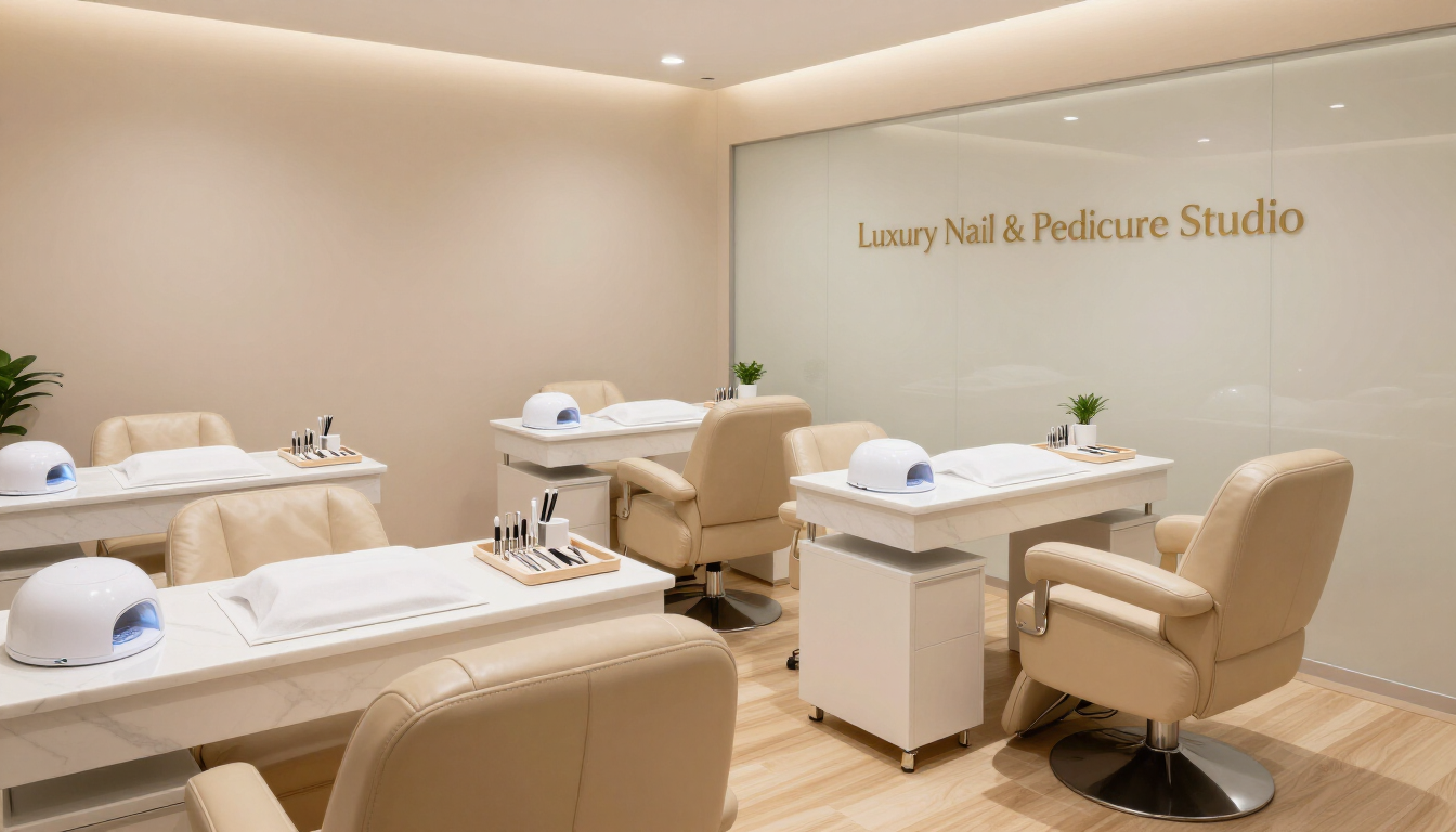 Estudio de belleza premium para uñas y pedicure