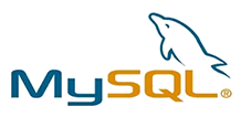 MySQL database logo featured to highlight scalable, open-source database services offered by BlueFlame Technology Solutions in Conshohocken, PA. Supporting businesses with performance tuning, backups, and 24/7 monitoring.
