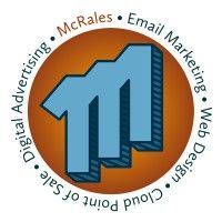 A logo for a company that does digital advertising , email marketing , web design and cloud point of sale.