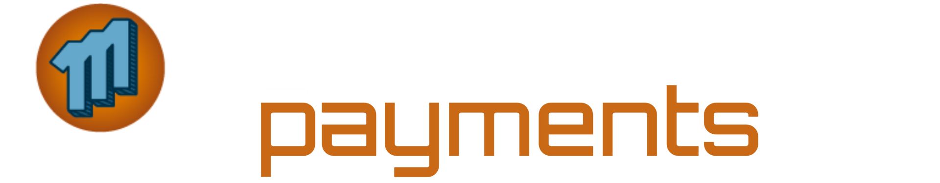A logo for payments is shown on a white background