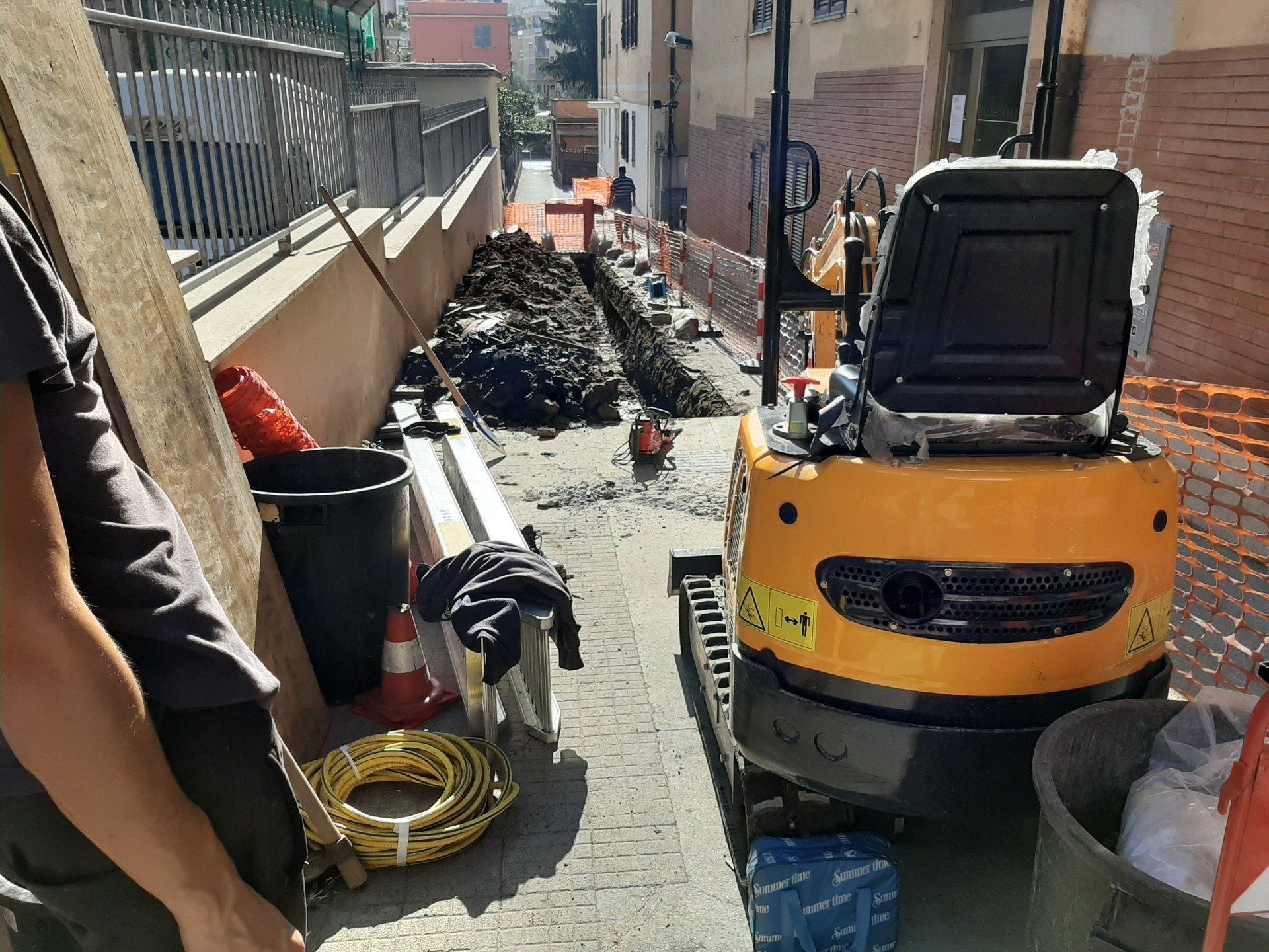 rifacimento fognatura acilia