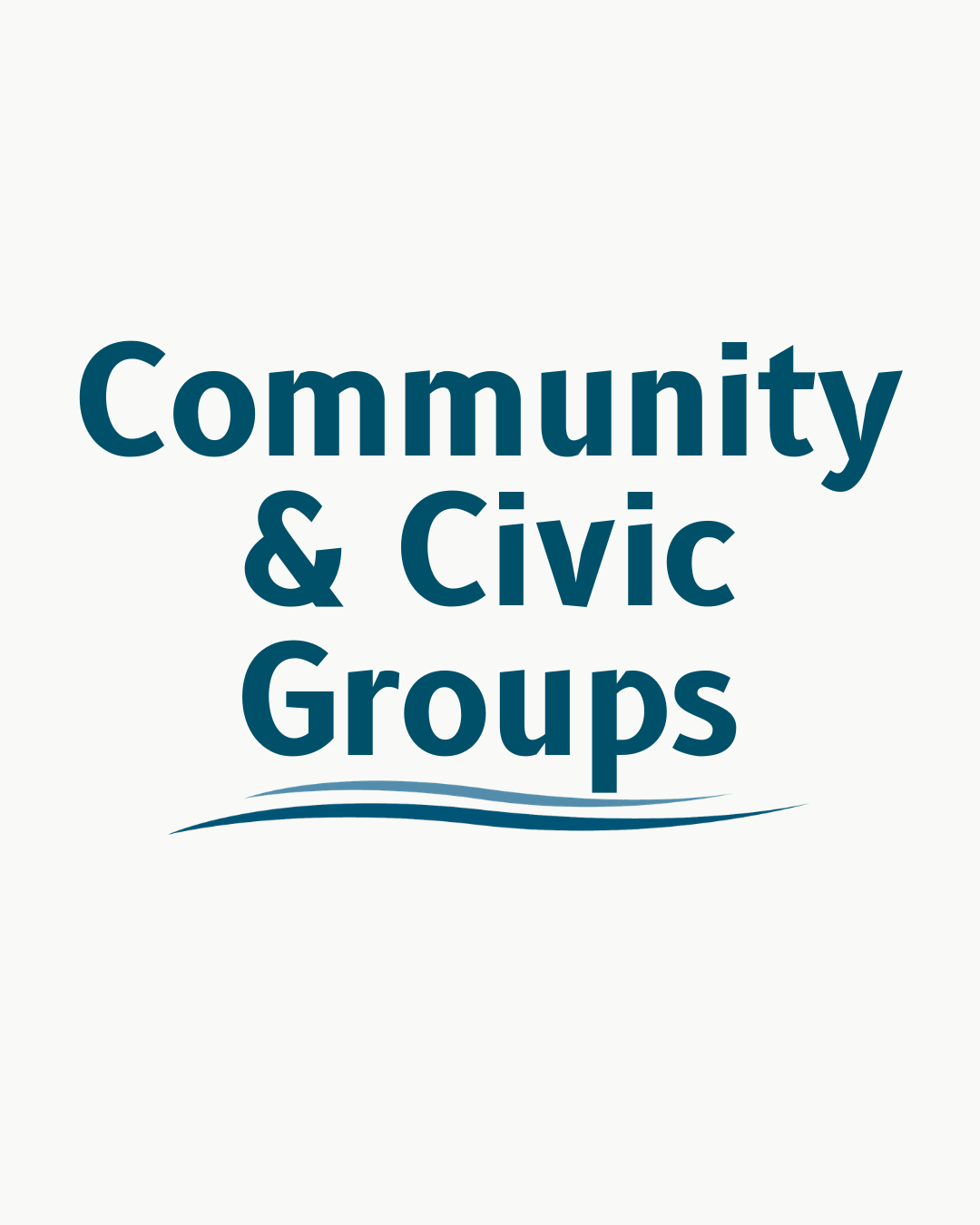 Community & Civic Groups