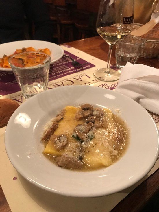 primo piatto di pasta ripiena