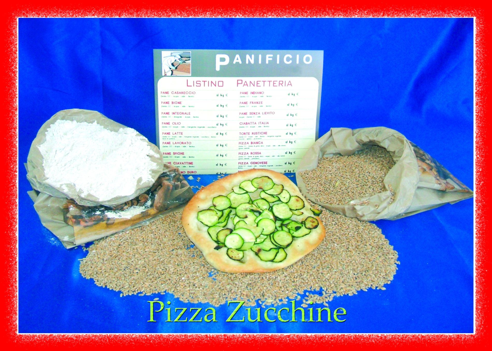 Pizza zucchine