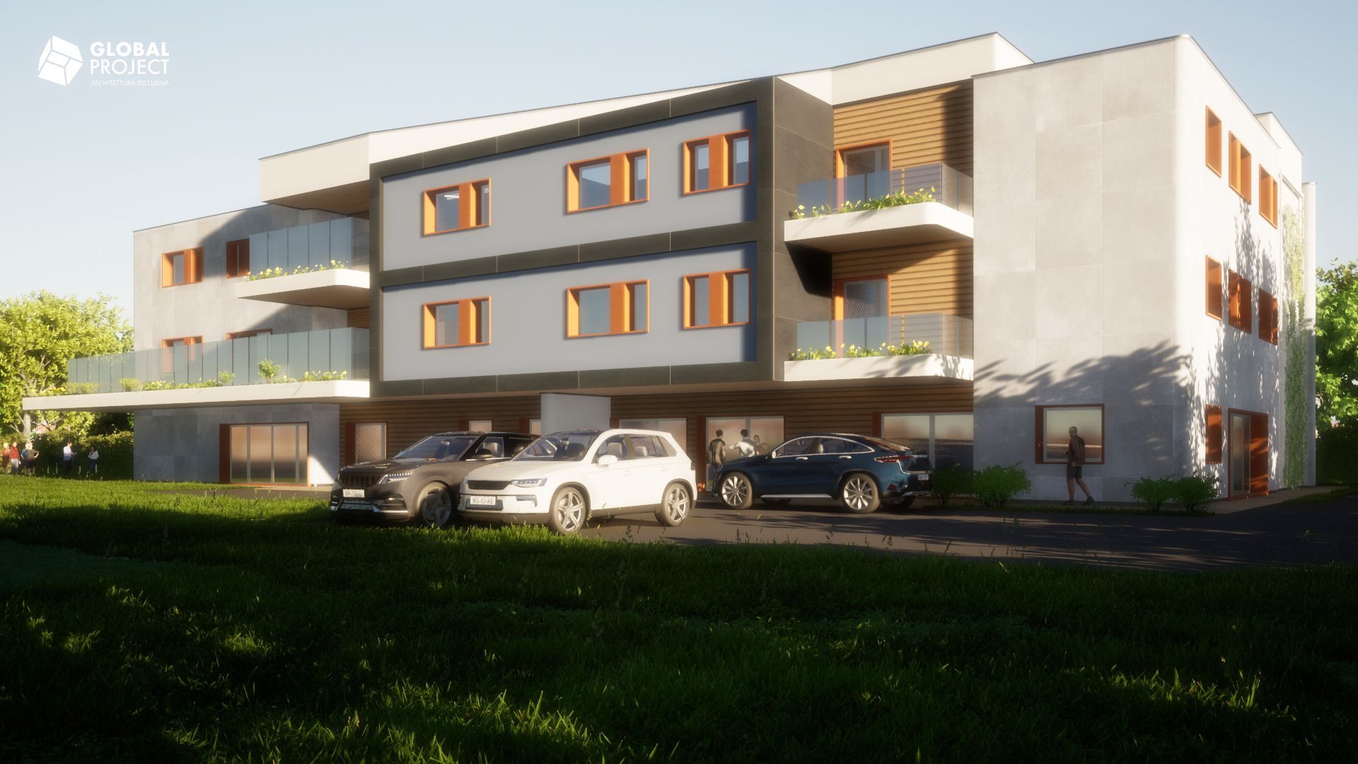 Centro per persone con demenza, vista dell'edificio