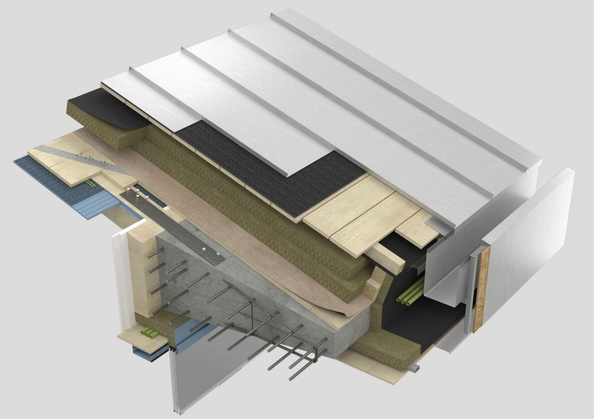 Dettaglio costruttivo della copertura