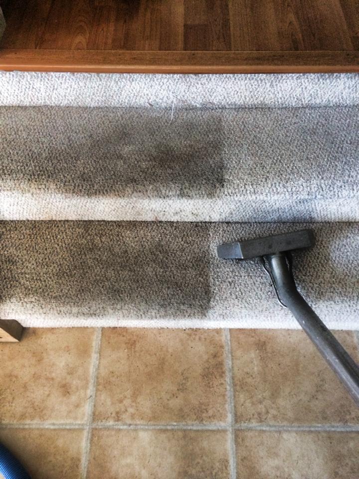 professional carpet cleaning stairs