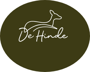 A logo featuring a white line-art illustration of a deer above the cursive text 