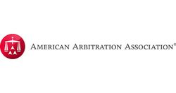 American Arbitration Association logo.