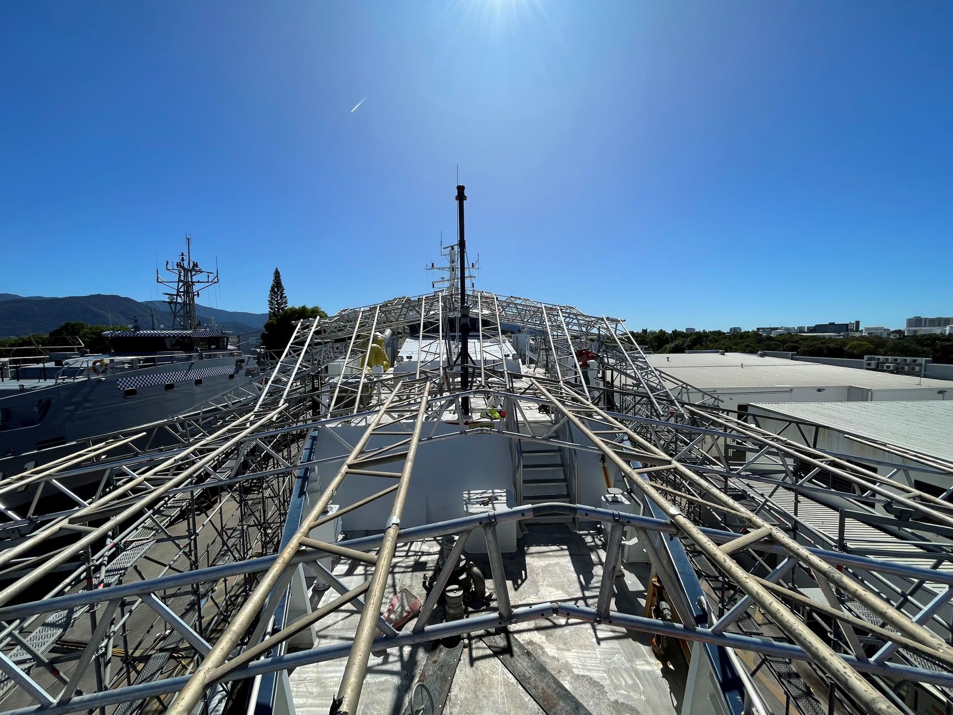 Scaffolding at a Site — T & T Scaffolding in Gordonvale, QLD