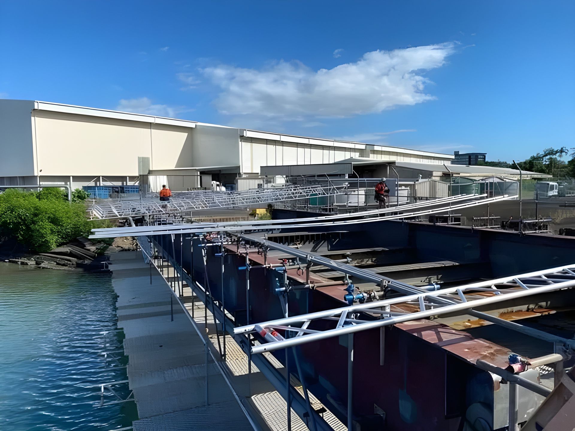 Scaffolding Over Water — T & T Scaffolding in Gordonvale, QLD