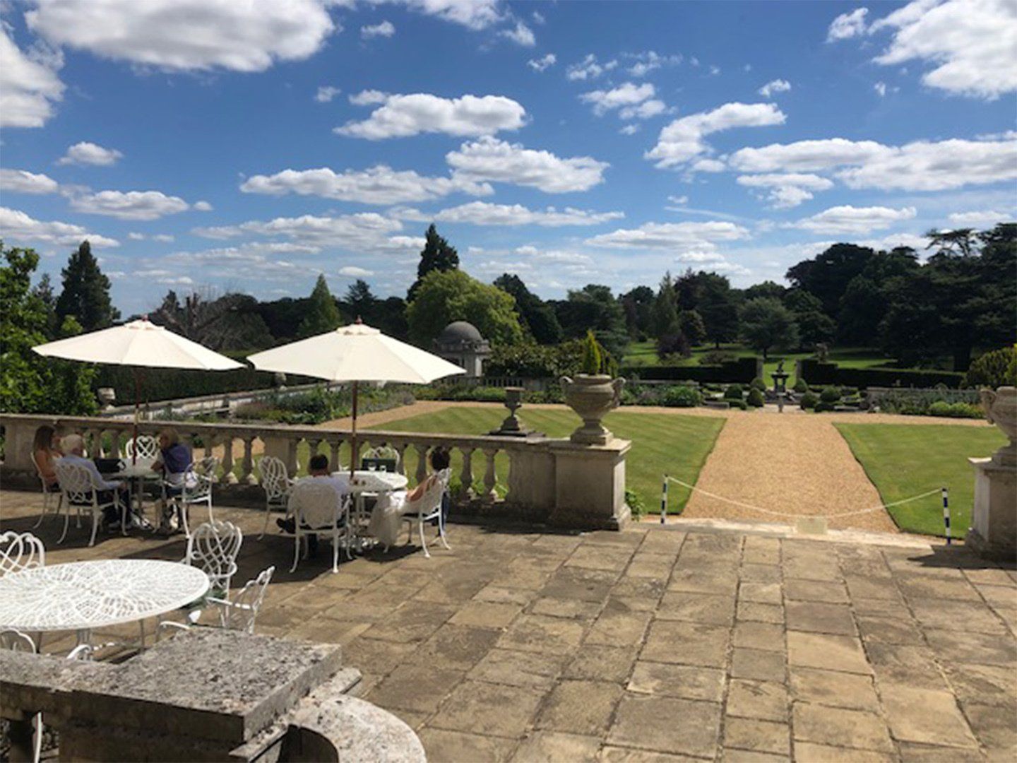 Luton Hoo Hotel terrace