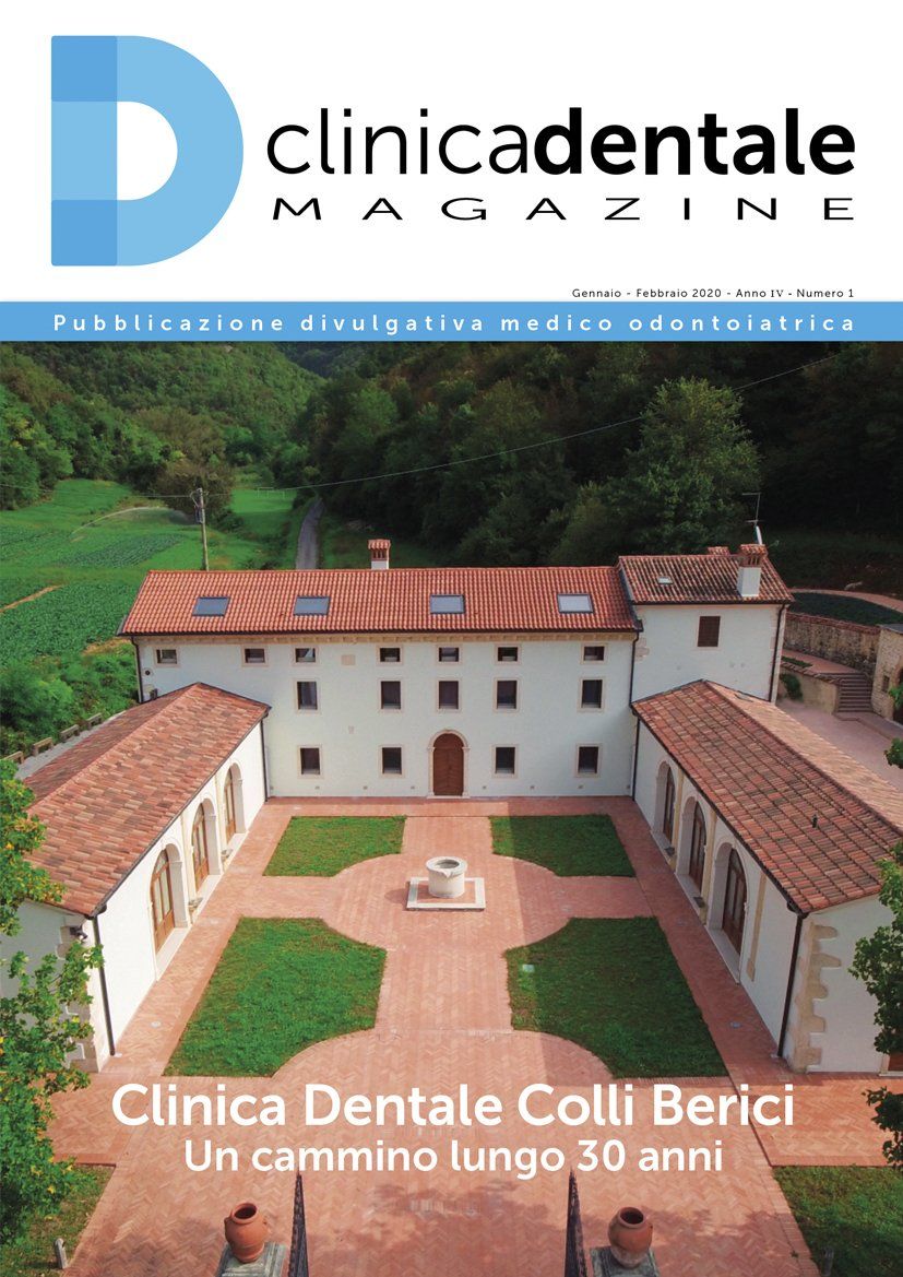 La copertina della rivista clinica dentale mostra un grande edificio