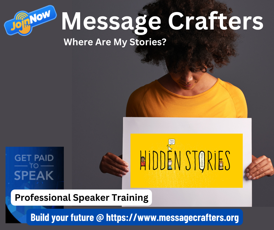 Image: Where Are My Stories? Join Message Crafters - https://www.messagecrafters.org