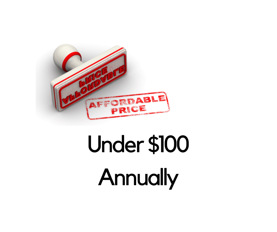 Affordable Price: Under $100 Annually