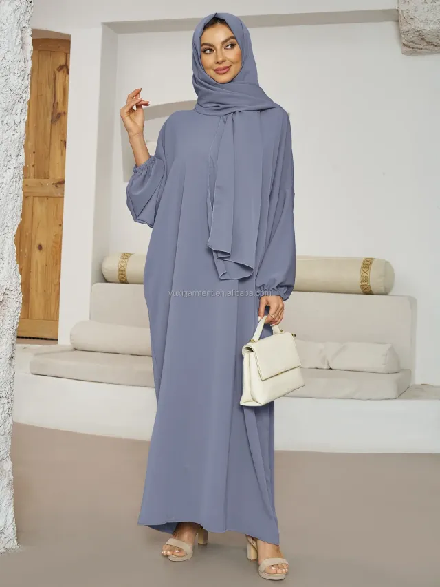 hijab with sky blue dress Manhattan Blue Sequin Slip Maxi Formal Dress