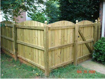 Arched Wooden Privacy Fence — Greenville, SC — Pioneer Fence in Greenville