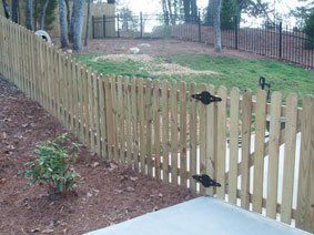 Small Wooden Picket Fence — Greenville, SC — Pioneer Fence in Greenville