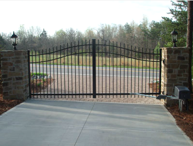Private Property Aluminum Fence — Greenville, SC — Pioneer Fence in Greenville