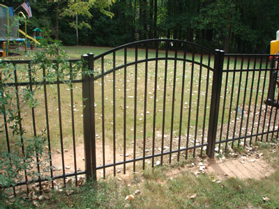 Park Aluminum Fence Gate — Greenville, SC — Pioneer Fence in Greenville