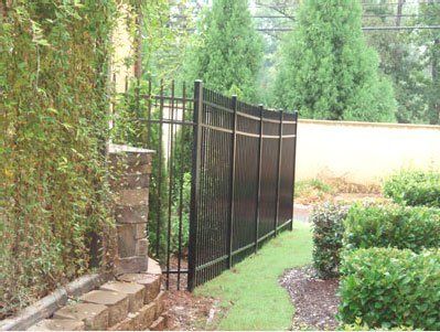 Tall Residential Aluminum Fence — Greenville, SC — Pioneer Fence in Greenville