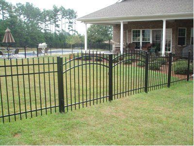 Aluminum Yard Fence — Greenville, SC — Pioneer Fence in Greenville