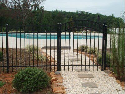 Arched Aluminum Gate — Greenville, SC — Pioneer Fence in Greenville
