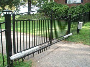 Double Driveway Gates — Greenville, SC — Pioneer Fence in Greenville