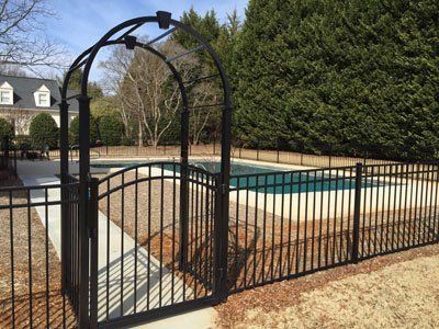 Standard Aluminum Arbor — Greenville, SC — Pioneer Fence in Greenville