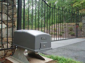 Swing-gate Aluminum Fence — Greenville, SC — Pioneer Fence in Greenville