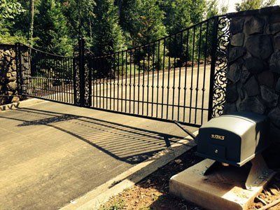Scalloped Aluminum Fence Gate — Greenville, SC — Pioneer Fence in Greenville