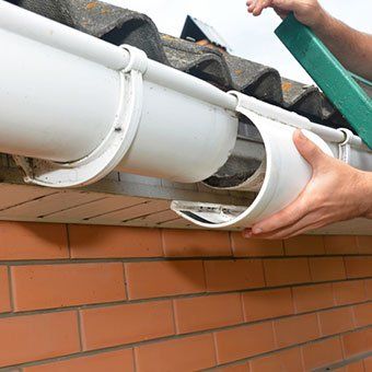 Replacing White Gutters — Narberth, PA — Scheinfield Contractors