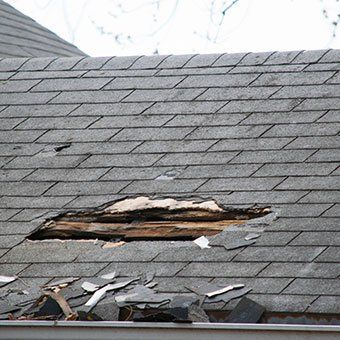 Damaged Roof — Narberth, PA — Scheinfield Contractors