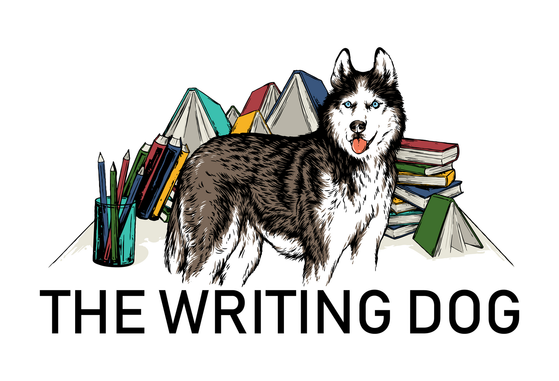 The Writing Dog Logo