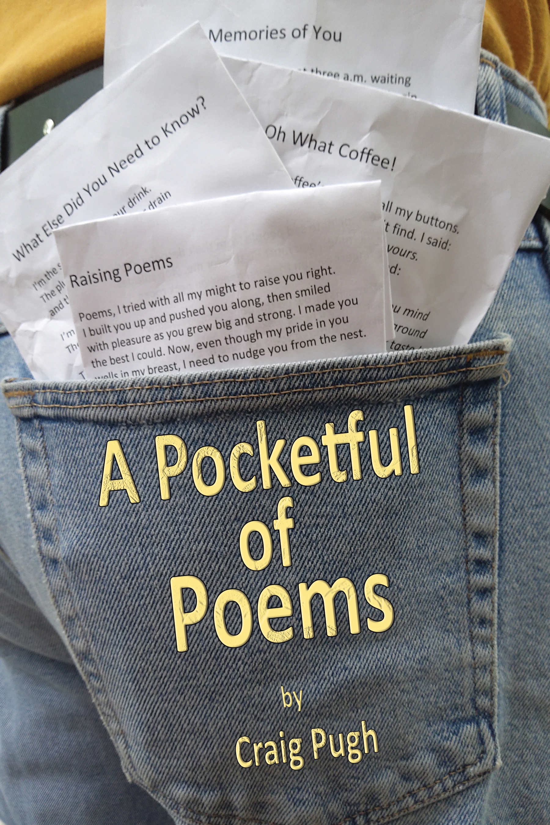 The front cover of A Pocketful of Poems, by Craig Pugh